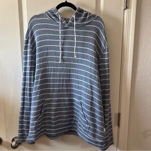 Onia Micah Striped Cotton-Blend Hoodie